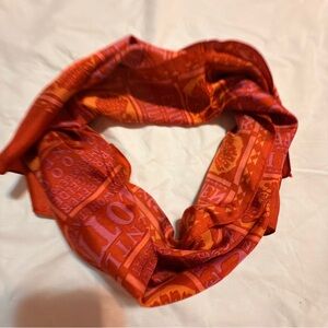 Elegant #6 Orange Scarf Silk